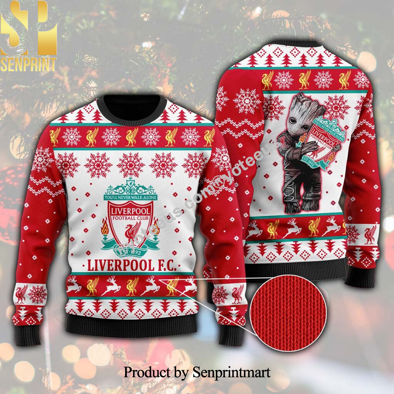 Limited edition Sweater 3D-LFC Ugly Christmas Holiday Sweater