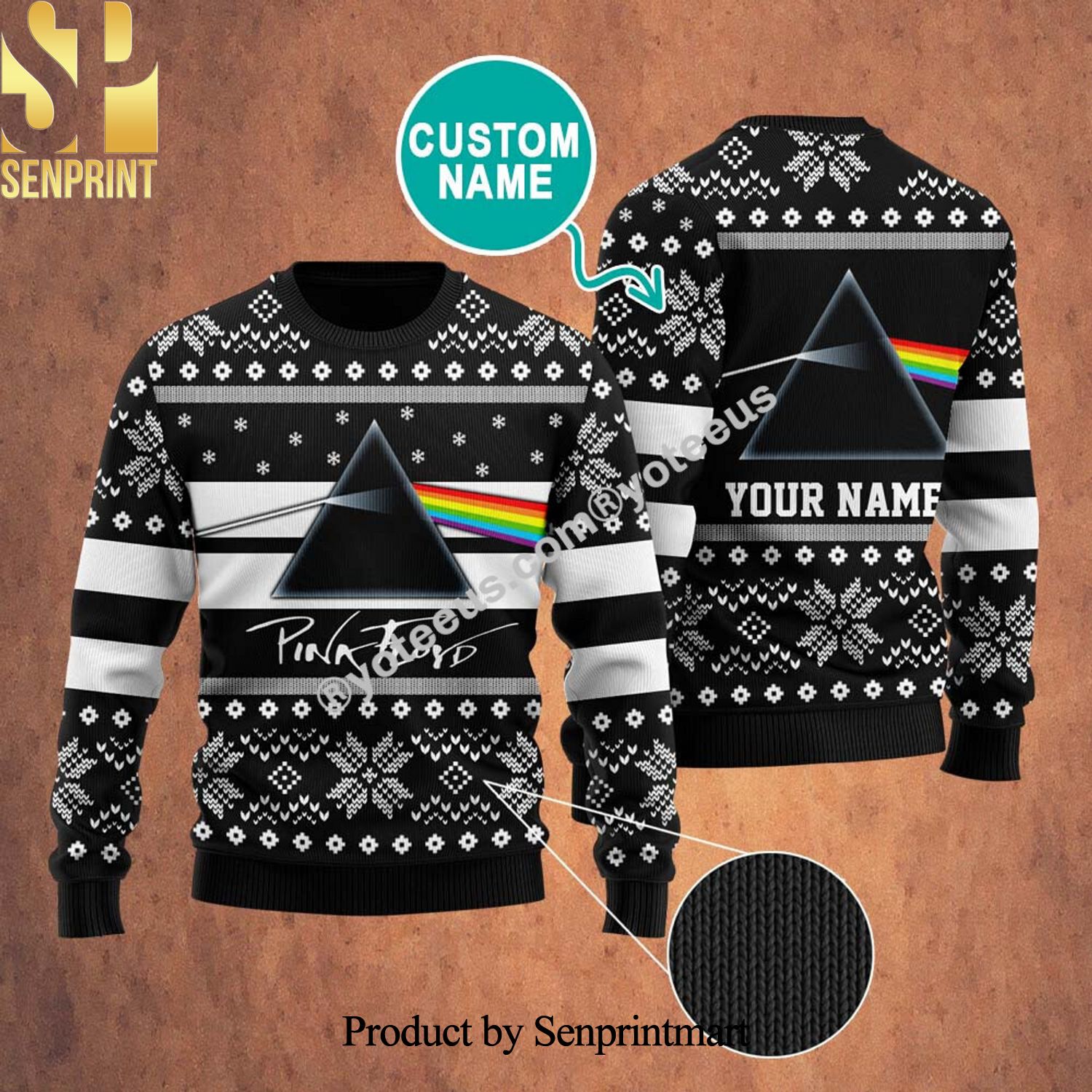 Pink Floyd Ugly Christmas Sweater