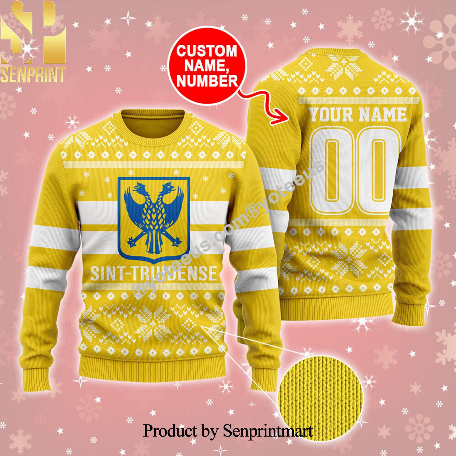 Sint-Truidense Ugly Christmas Holiday Sweater