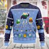 Adult Vintage Halloween Cat Halloween Ugly Christmas Wool Knitted Sweater