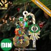 Christmas Gifts Dallas Stars NHL Grinch Candy Cane Custom Name Ornament