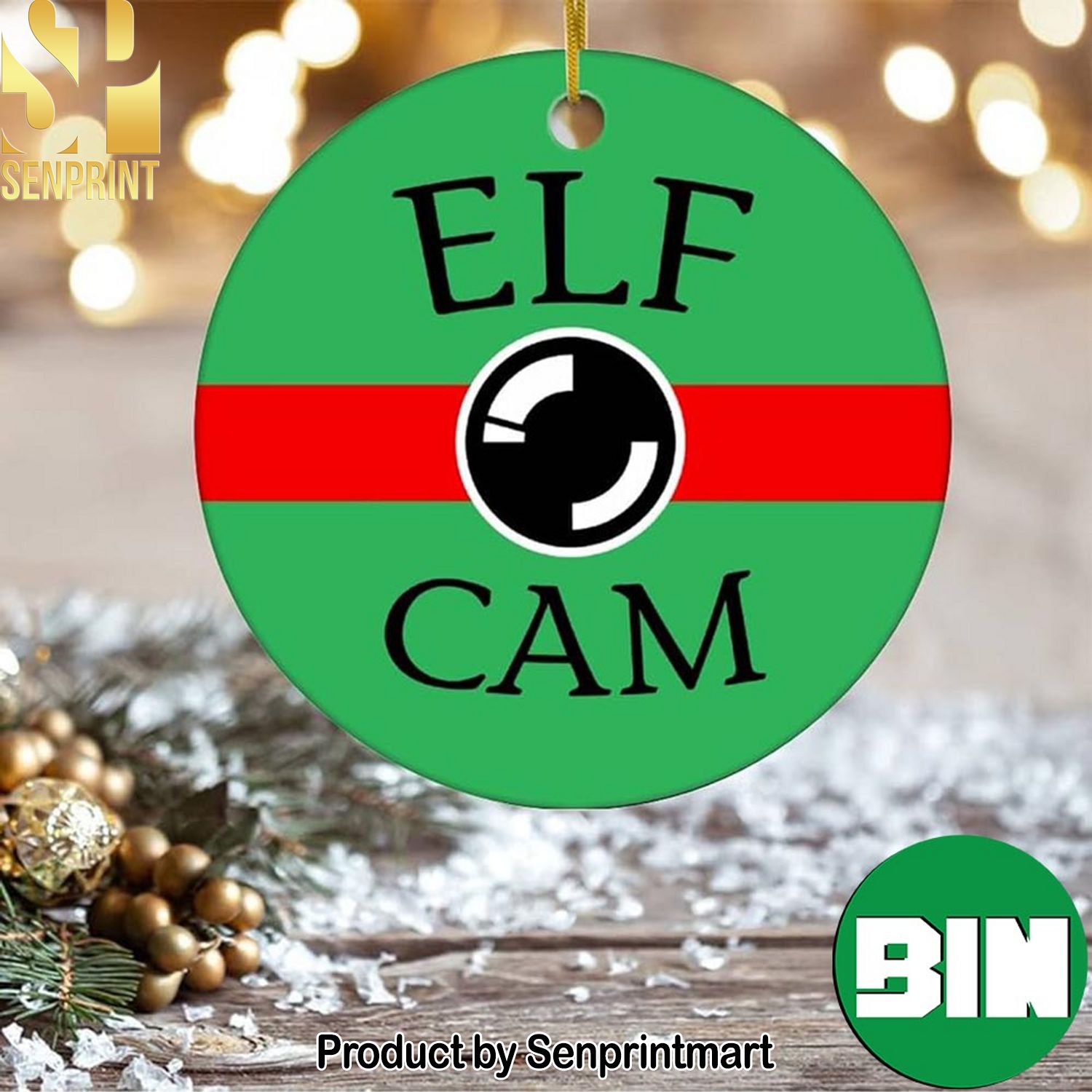Christmas Gifts Elf Cam Christmas Personalized Family Christmas Elf Ornament