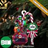 Christmas Gifts Los Angeles Dodgers MLB Custom Name Grinch Candy Cane Ornament