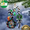 Christmas Gifts Los Angeles Lakers NBA Custom Name Grinch Candy Cane Ornament