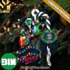 Christmas Gifts Minnesota Wild NHL Grinch Candy Cane Custom Name Ornament