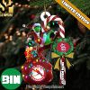 Christmas Gifts St Louis Blues NHL Grinch Candy Cane Custom Name Ornament