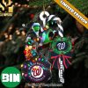 Christmas Gifts Washington Wizards NBA Custom Name Grinch Candy Cane Ornament