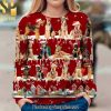 Airedale Terrier Knitting Pattern Ugly Christmas Sweater
