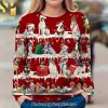 American Bulldog Ugly Christmas Wool Knitted Sweater