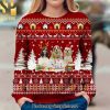 American Bulldog Ugly Christmas Wool Knitted Sweater