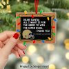 Christmas Tree Personalized Christmas Shaker Ornament Gift For Family Christmas Gift