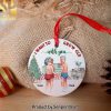 Couple I Love You Just Say, Personalized Ornament, Couple Beach House Ornament, Gift For Him Her