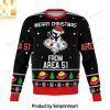 Apayprints -Lightning Rock Skull For Christmas Gifts Ugly Christmas Sweater