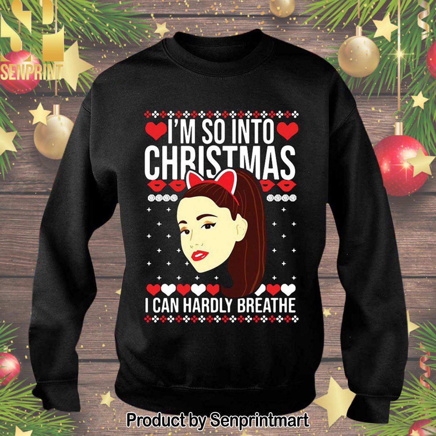 Ariana Grande Knitting Pattern Ugly Christmas Sweater