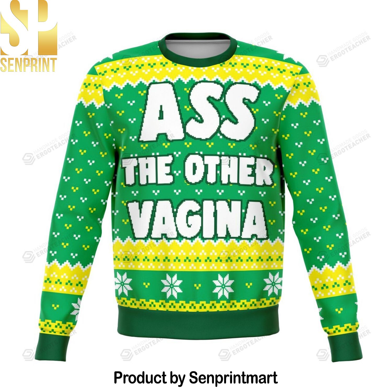 Ass Other Vag Ugly Xmas Wool Knitted Sweater