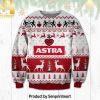 Astro Surf Christmas Ugly Wool Knitted Sweater