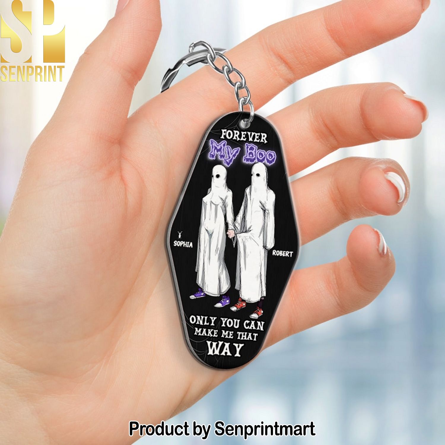 Couple, Only You Can Make Me That Way, Personalized Keychain, Halloween Gifts For Couple