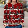 Australian Shepherd Snow Christmas For Christmas Gifts Christmas Ugly Wool Knitted Sweater