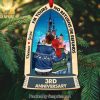 Custom Photo Skiing Player, Personalized Ornament, Gifts For Skiing Player