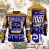 Baltimore Ravens NFL For Christmas Gifts Christmas Ugly Wool Knitted Sweater