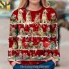 Berger Blanc Suisse Snow Ugly Christmas Holiday Sweater