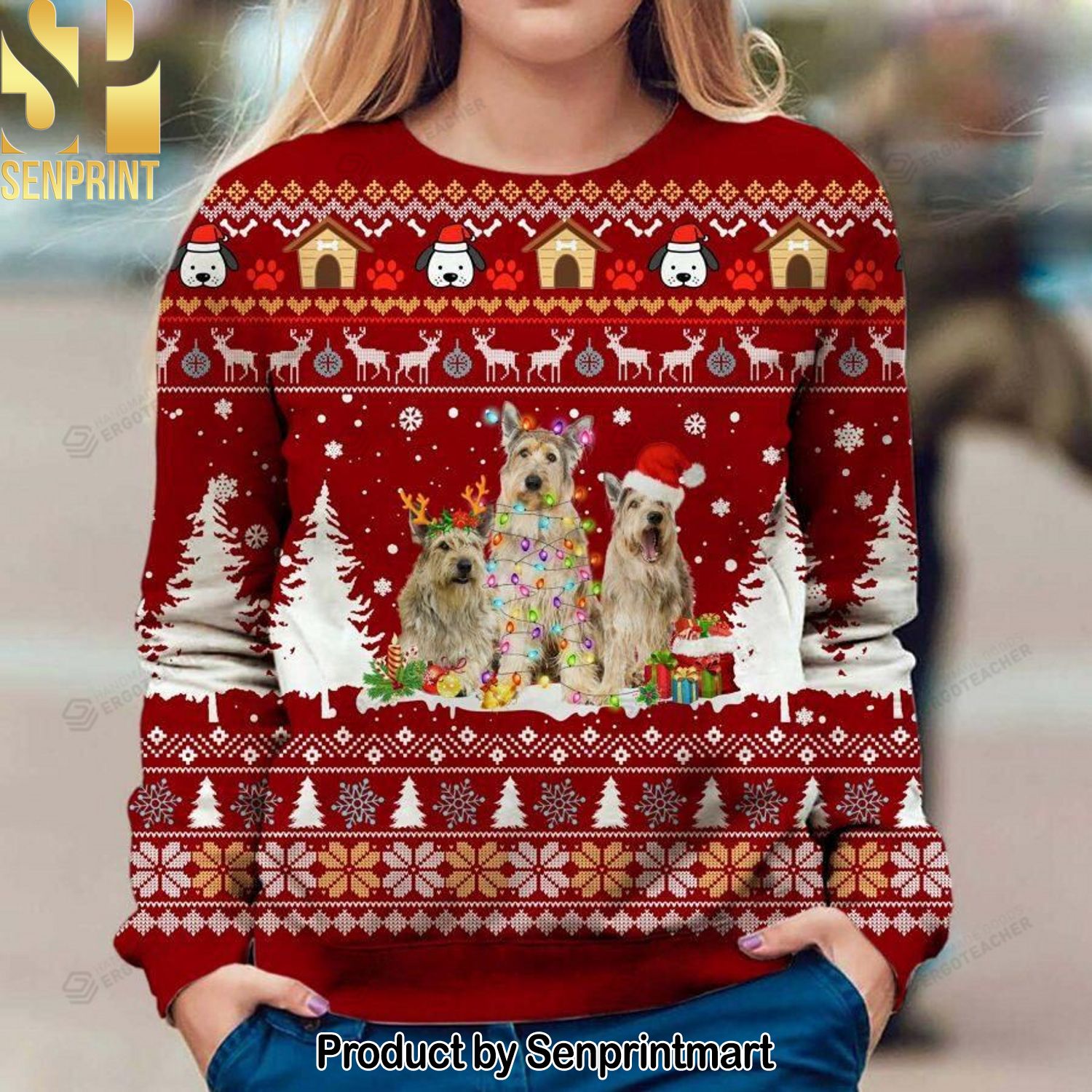Berger Picard Ugly Christmas Holiday Sweater