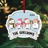 Family, The Snowman Family, Personalized Acrylic Ornament, Christmas Gifts For Family