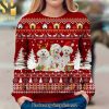 Bichon Frise Christmas 3D Ugly Wool Knitted Sweater