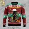 Black Cat Little Christmas Knitting Pattern Ugly Christmas Sweater