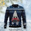 Black Cat Meomy Christmas And A Happy Purr Year Ugly Christmas Sweater