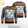 Bombay Sapphire For Christmas Gifts Ugly Xmas Wool Knitted Sweater