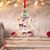 Grandma’s Cookie Tasting Crew, Gift For Grandma, Personalized Ornament, Cookie Grandkids Mixed Ornament, Christmas Gift