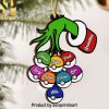 Grinch And Stitch Christmas Gifts Ornament
