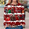 Boxer Xmas Decor Knitting Pattern Ugly Christmas Holiday Sweater