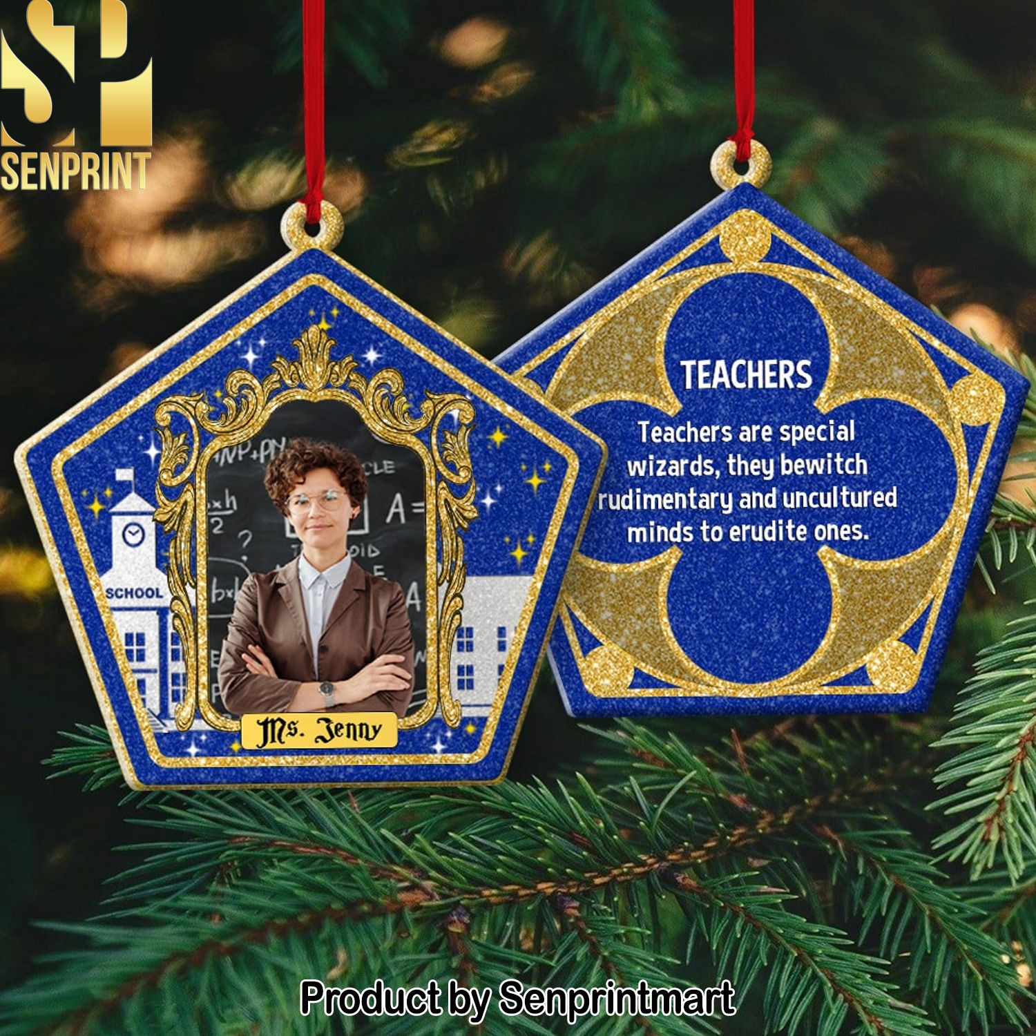 Harry Potter, Teachers are special, Personalized Custom Photo Ornament