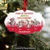 Home Of The Jolliest, Gift For Family, Personalized Ornament, Funny Donkey Family Ornament, Christmas Gift