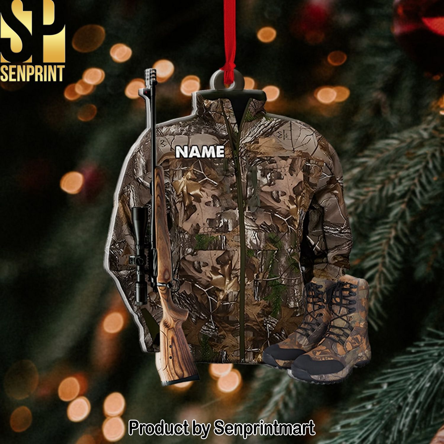 Hunting, Personalized Ornament, Christmas Gifts For Hunting Lovers