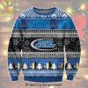 Bud Light Grinch Hand Ugly Xmas Wool Knitted Sweater