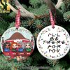 I Would Spend All 9 Lives With You, Couple Gift, Personalized Ceramic Ornament, Cat Couple Ornament, Christmas Gift