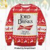 Budweiser Horror Drink Christmas Ugly Wool Knitted Sweater