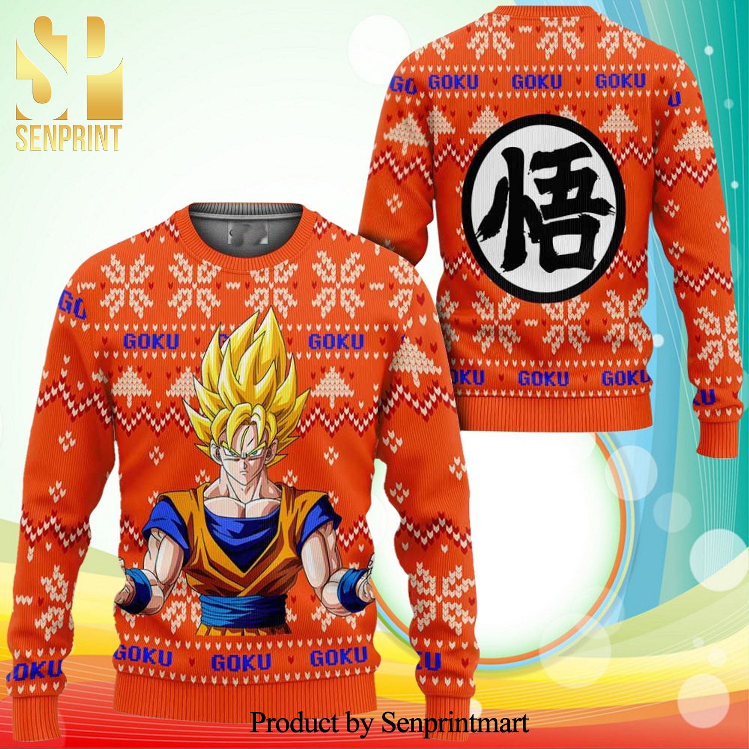 Unleash Your Inner Saiyan The Dragon Ball Z Sweater - The Ultimate Christmas Gift!