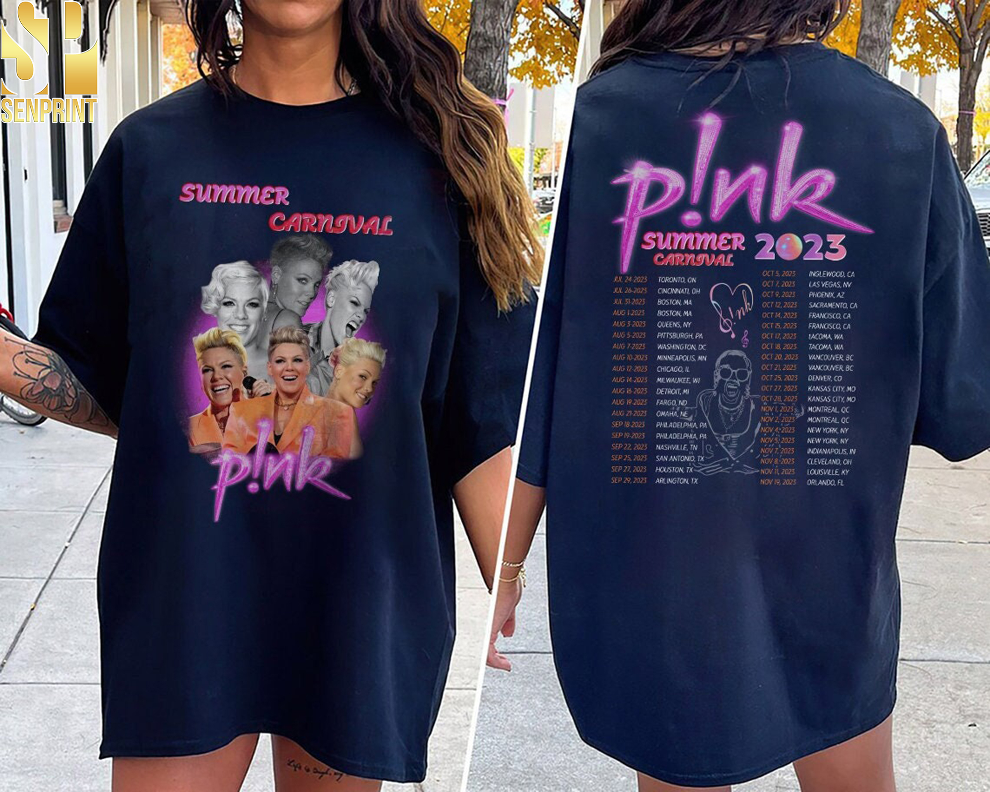 Unveiling the Vibrant Delights of Pink Summer Carnival Tour 2023: Express Yourself with Exclusive Shirt Designs!