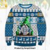 Busch Light Grinch For Christmas Gifts Ugly Christmas Wool Knitted Sweater