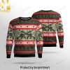 Canadian Army Lsvw Military Truck Knitting Pattern 3D Print Ugly Sweater