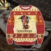 Captain Morgan Twinkle Light Custom Name For Christmas Gifts Christmas Ugly Wool Knitted Sweater