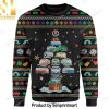 Cardi B Meme For Christmas Gifts Ugly Christmas Wool Knitted Sweater