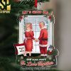Let’s Grow Old and Saggy Together, Personalized Wood Ornament, Christmas Gifts
