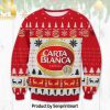 Carolling Sharks Christmas Ugly Wool Knitted Sweater