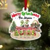 Merry Fetch Mas Personalized Ceramic Ornament, Christmas Gifts For Besties