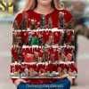 Choccy Milk Meme Doge Christmas Ugly Wool Knitted Sweater